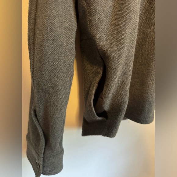 Vince Gray Twill Over Shirt Chore Jacket - M - Medium - Picture 2 of 9